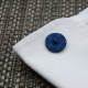 Bouton de manchette homme bleu roi